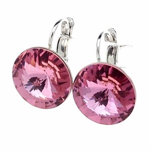 gold plated earrings with exclusive cubic zirconia