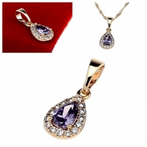 gold pendant 18k shiny xuping