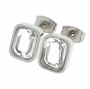 gold earrings made of stainless steel