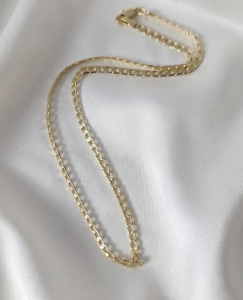 Gold Chain Celebrity Gold Plated Necklace 14K XUPING