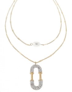 GOLD CHAIN NECKLACE celebrity STAINLESS STEEL