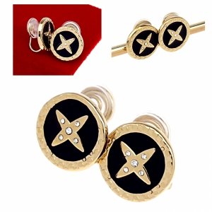gold earrings made of stainless steel