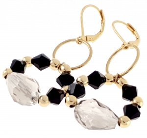 gold earrings made of stainless steel