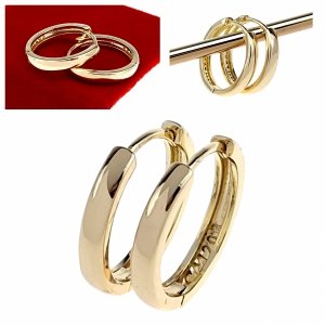 gold plated earrings with exclusive cubic zirconia