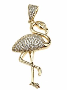 gold pendant 18k shiny xuping 