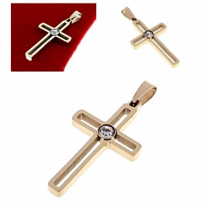gold pendant stainless steel