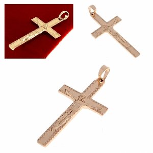 gold pendant 18k shiny xuping