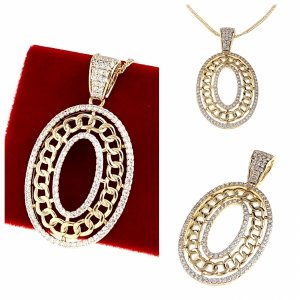 gold pendant 18k shiny xuping