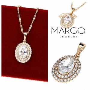 gold pendant 18k shiny xuping