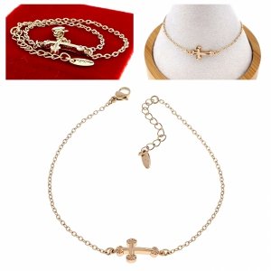 gold bracelet for a gold-plated leg