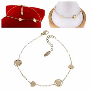 BRACELET GOLD CELEBRITY STAINLESS STEEL