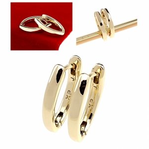 gold plated earrings with exclusive cubic zirconia