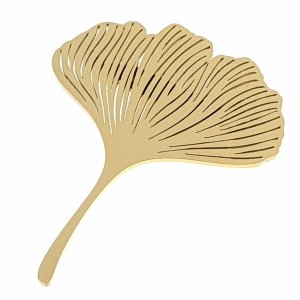 elegant gold brooch