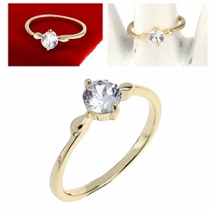 gold ring 18,60mm. gold-plated engagement xuping 