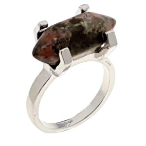 silver ring 18,30mm. Engagement xuping