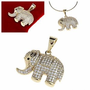 gold pendant 18k shiny xuping