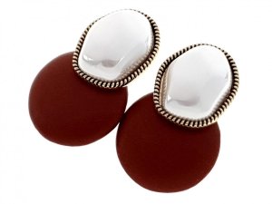 gold plated earrings with exclusive cubic zirconia