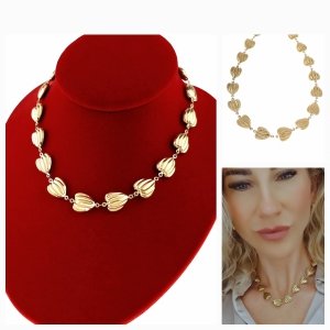 GOLD CHAIN NECKLACE celebrity STAINLESS STEEL