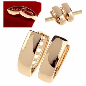 exclusive swarovski gold-plated earrings