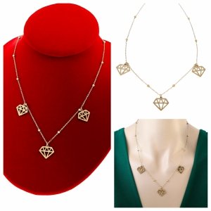 GOLD CHAIN NECKLACE celebrity STAINLESS STEEL