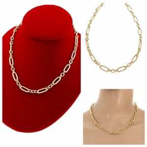 Gold Chain Celebrity Gold Plated Necklace 14K XUPING