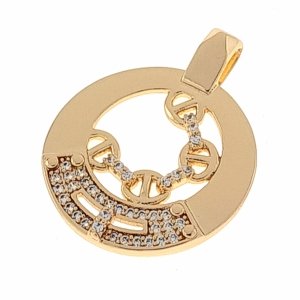 3511c Złota zawieszka cyrkonie pozłacana 18k Xuping 
