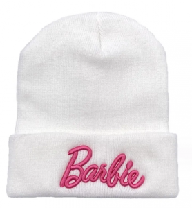 46 Ciepła i przyjemna miękka czapka Barbie na zimę