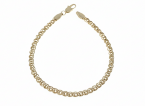 3656 Bransoletka elegancka złota 19cm pozłacana 14k 