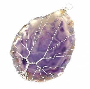 224f Zawieszka agat kamień naturalny 1 sztuka 