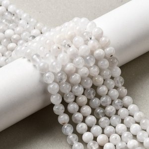 4604 Kamień księżycowy kamień naturalny 6mm sznur 38cm 