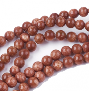 3865 Piasek pustyni kamień naturalny kula 4mm pasmo 36cm