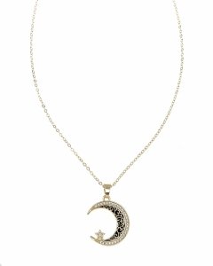 sz237 Złoty łańcuszek naszyjnik 50+5cm pozłacany 14k 