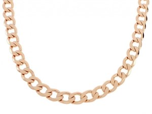 566 Złoty łańcuszek 50cm 8mm pozłacany 18k Xuping