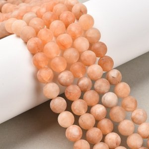 sz247 Jadeit kamień naturalny 8mm pasmo 38cm