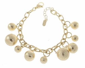 4950 Bransoletka elegancka złota 18+3cm pozłacana 14k 