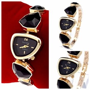 1936e Ekskluzywny damski złoty zegarek błyszczący cyrkonie Kurren klasyk 