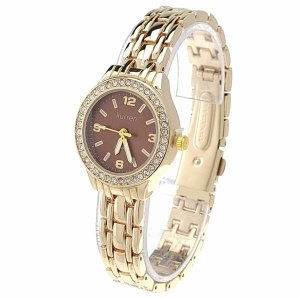 2429 Ekskluzywny damski złoty zegarek Kurren klasyk