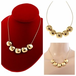 4424 Złoty łańcuszek 41+5 naszyjnik stal chirurgiczna nierdzewna 316L 