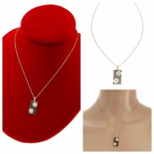 3923 Złoty łańcuszek naszyjnik 39+5 stal chirurgiczna 316L Viki lady kwiatki 