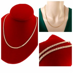 2395b Złoty łańcuszek 50cm 3,8mm pozłacany 18k Xuping 