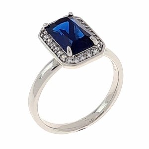 3720a Pierścionek 17,00mm srebrny pozłacany 18k Xuping 