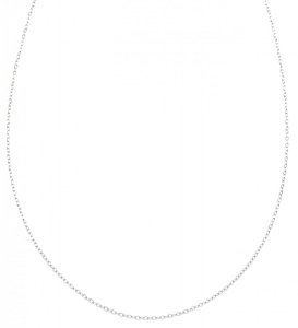 4731 Srebrny łańcuszek 50cm 1mm stal chirurgiczna 