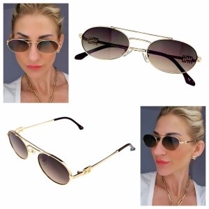 ok41 Damskie okulary przeciwsłoneczne muchy ozdobne UV400