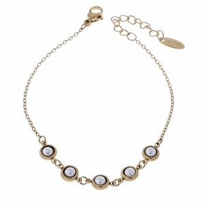 Браслет Кристаллы Знаменитости Хирургическая сталь