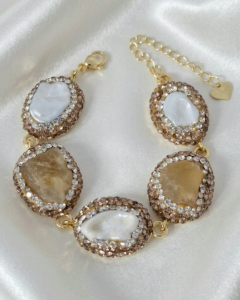 позолоченный браслет из 18-каратного золота