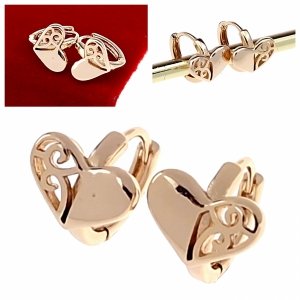 эксклюзивные серьги с позолотой swarovski