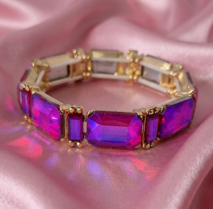 Браслет Кристаллы Знаменитости Хирургическая сталь