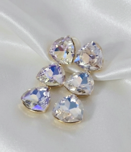 позолоченные серьги с эксклюзивным фианитом