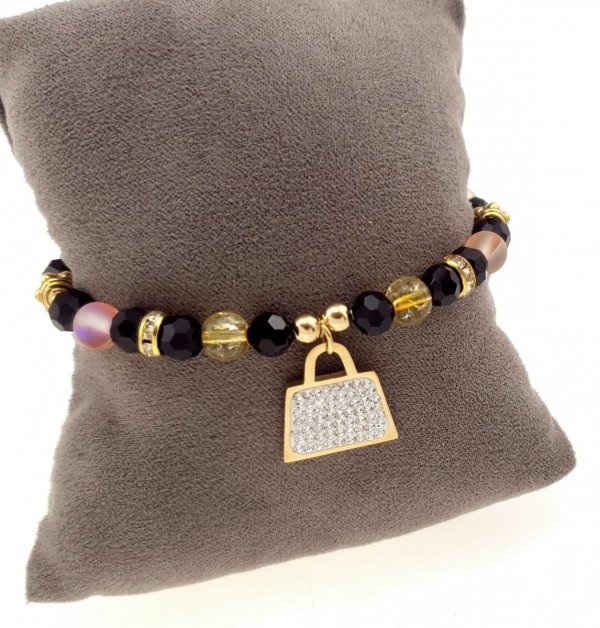 BRACELET GOLD CELEBRITY NEREZOVÁ OCEL