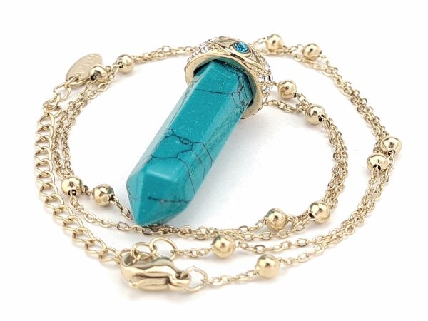 GOLDEN CHAIN CELEBRITY NÁHRDELNÍK NEREZ
